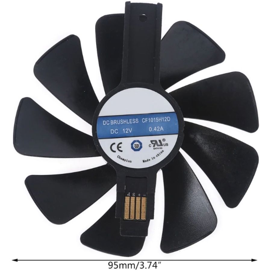Cooler Cf1015h12d Vga Fan Para Sapphire Rx480 570 Gpu Nitro - Image 2