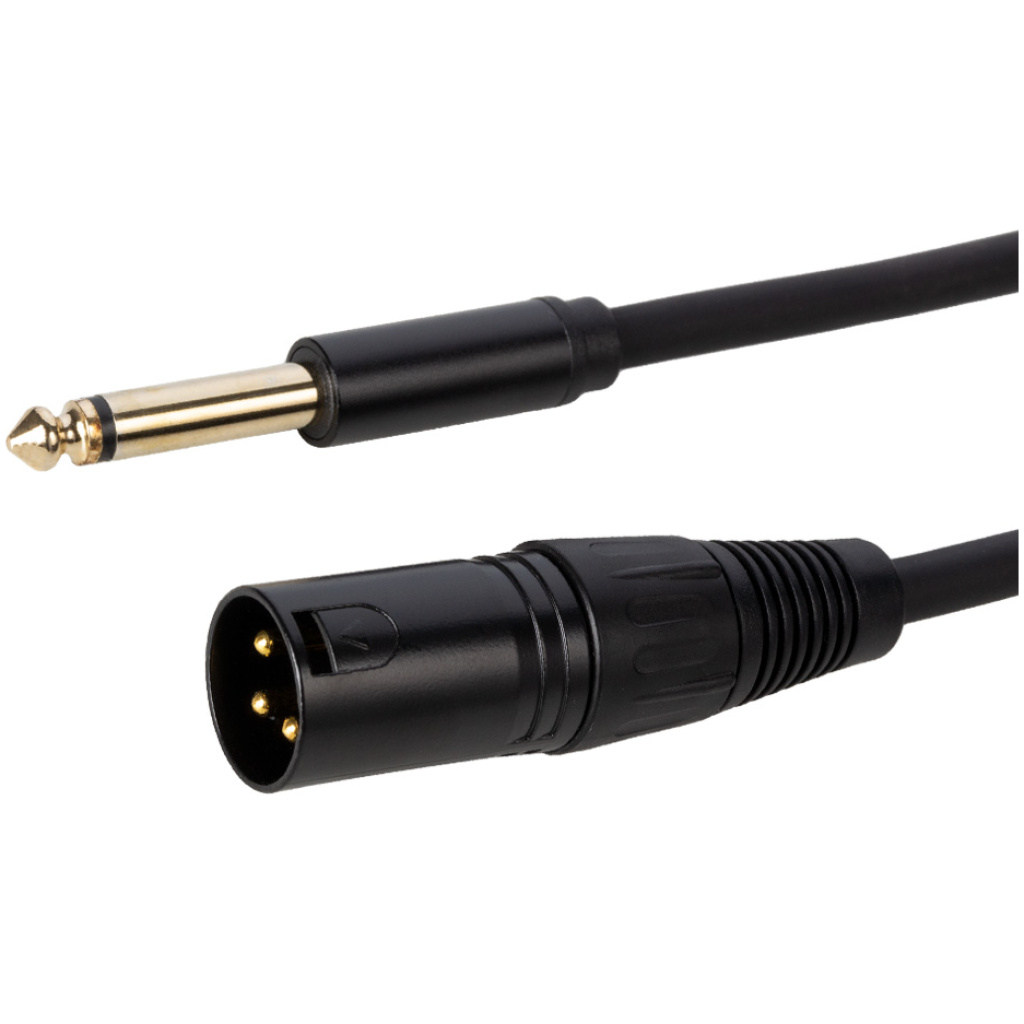 Cabo TS P10 Mono - XLR Macho - Cabos & Plugs